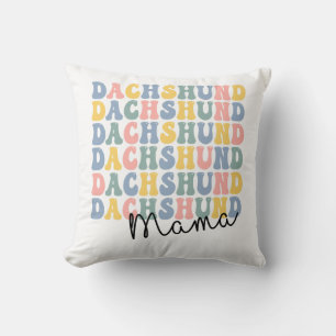 Coussin Dachshund Mama