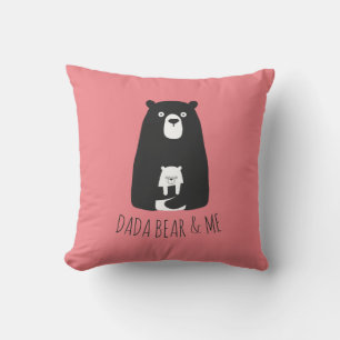 Coussin DADA BEAR & ME   Papa Enfants Fils Fils Ours Dada