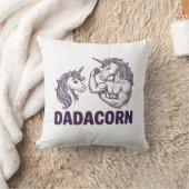 Coussin Dadacorn Funny Unicorn Dad Vector Shirt Design_1 (Couverture)