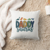 Coussin Daddy Saurus Conception de vecteur de papa dinosau (Couverture)