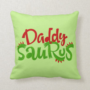 Coussin Daddy Saurus Dinosaur
