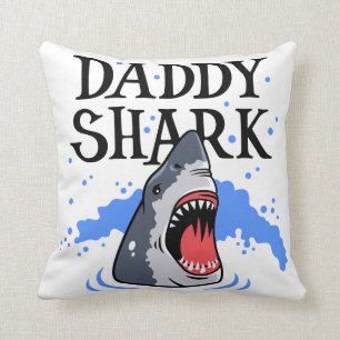Coussin Daddy Shark - Grand Blanc