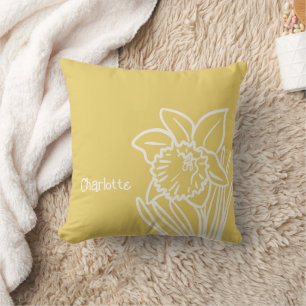Coussin Daffodique de printemps