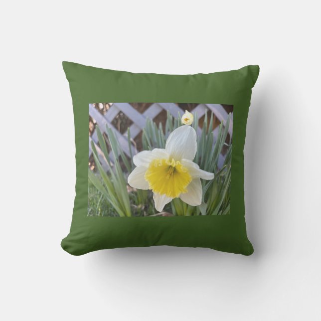 Coussin Daffodiques jaunes (Recto)