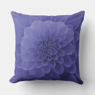 Coussin Dahlia bleu