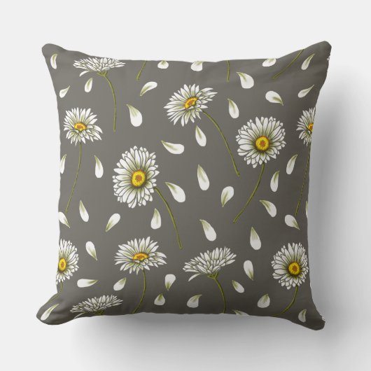 Coussin Daisies chic motif (Recto)