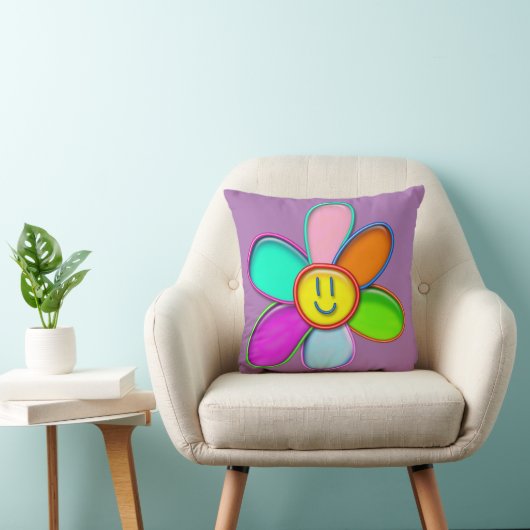 Coussin DAISY - Baise magique colorée pour enfants - (Chaise)