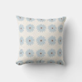 Coussin Daisy bleu clair (Recto)