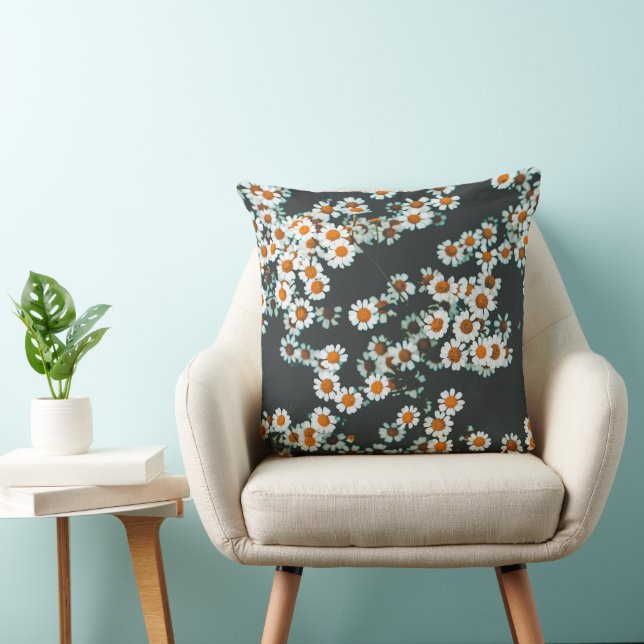 Coussin Daisy Daisies Floral (Chaise)