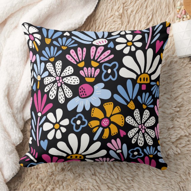 Coussin Daisy Dancing 20x20 Jeu d'oreiller (Couverture)