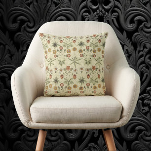 Coussin Daisy par William Morris, Fleurs victoriennes vint