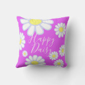 Coussin Daisy Simple Violet Photo (Verso)