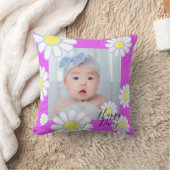 Coussin Daisy Simple Violet Photo (Couverture)