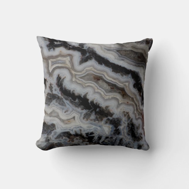 Coussin Dalle mixte de jaspe agate (Recto)