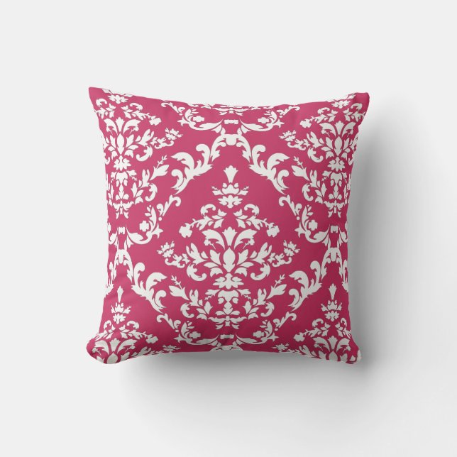 Coussin Damas roses #3 @ VictoriaShaylee (Recto)