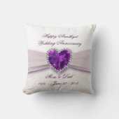 Coussin Damask 33e anniversaire Mariage Jeu d'oreiller (Recto)