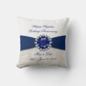 Coussin Damask 45e anniversaire de Mariage Jeu d'oreiller (Recto)