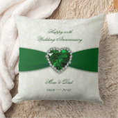 Coussin Damask 55e anniversaire du Mariage (Couverture)