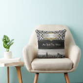 Coussin Damask de NY City Skyline BW 431 (Chaise)