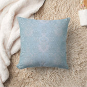 Coussin Damassé Bleu Bébé Pastel (Couverture)