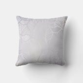 Coussin Damassé vintage argent (Verso)