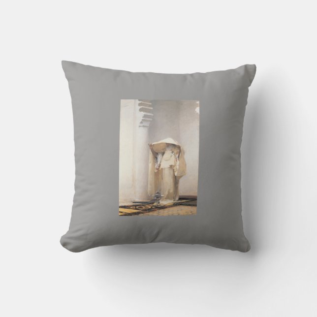 Coussin d'Ambre Gris de Sargent- Fumee de chanteur de John (Recto)