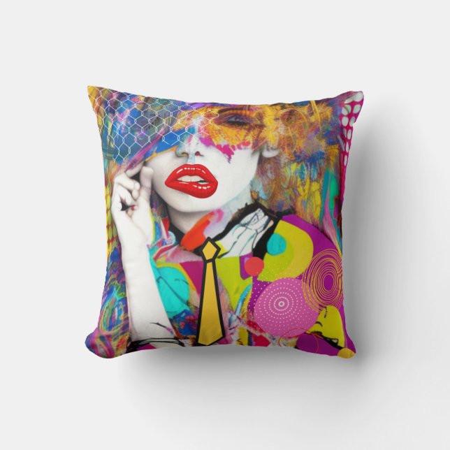 Coussin Dame Clashy (Recto)