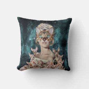 Coussin Dame du chat