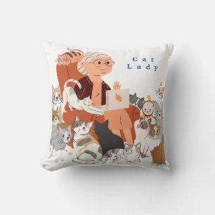 Coussin Dame du chat