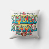 Coussin d'âme en métal de vitesse (Verso)