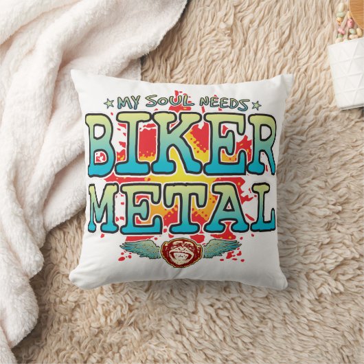 Coussin d'âme métallique Biker (Couverture)