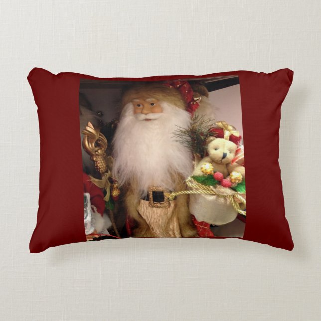 coussin "DAME OF OLD PÈRE NOËL" (Devant)