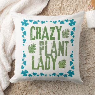 Coussin Dame Plante folle