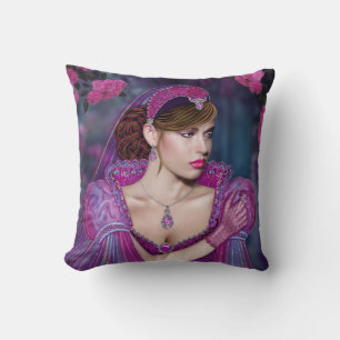Coussin Dame victorienne