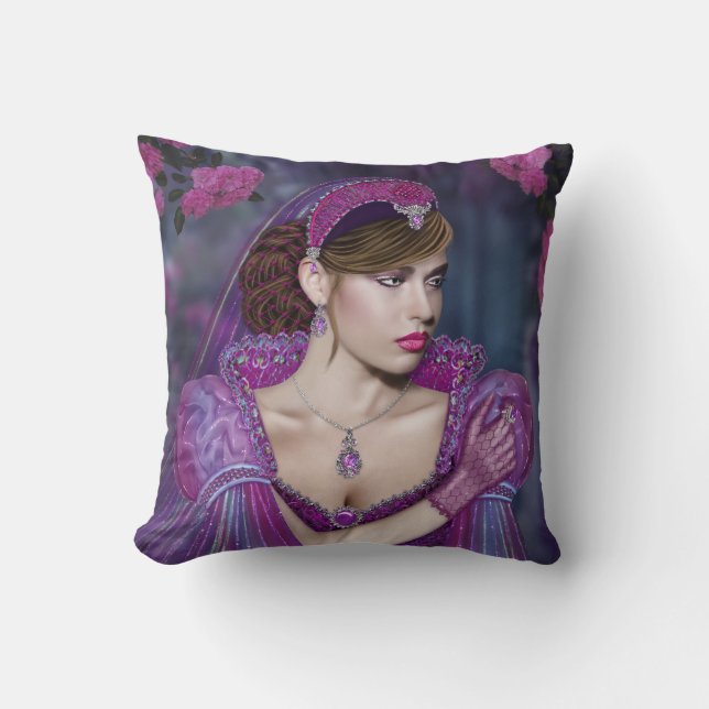 Coussin Dame victorienne (Recto)