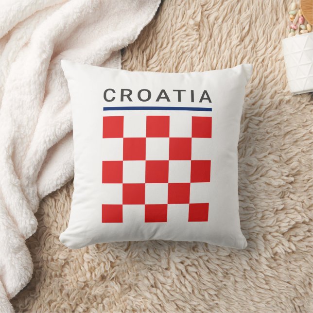 Coussin Damier croate (Couverture)