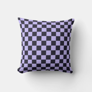 Coussin Damier lilas français