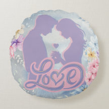 Coussin d'Amour Couché - Cadeau unique Valentine's