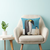 Coussin d'amour de pingouin (Chaise)
