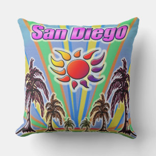 Coussin d'amour d'été de San Diego