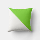Coussin d'amour vert vif blanc oreiller (Verso)