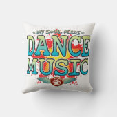 Coussin Dance Musique Soul Cushion (Verso)