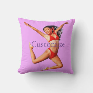 Coussin Dancing Bikini Model Thunder_Cove