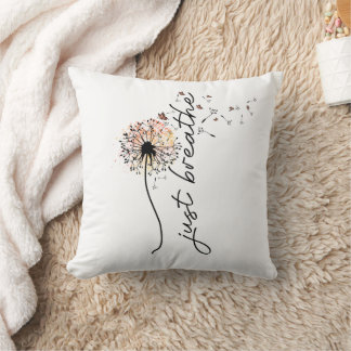 Coussin Dandelion Wish Sunset Butterfly Accent