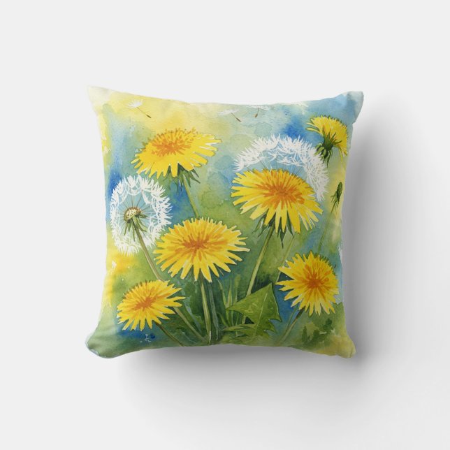 Coussin Dandelions (Recto)