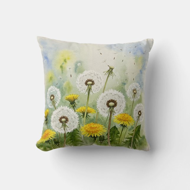 Coussin Dandelions (Recto)