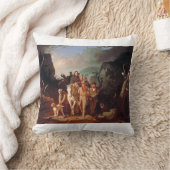 Coussin Daniel Boone escortant des colons  (Couverture)