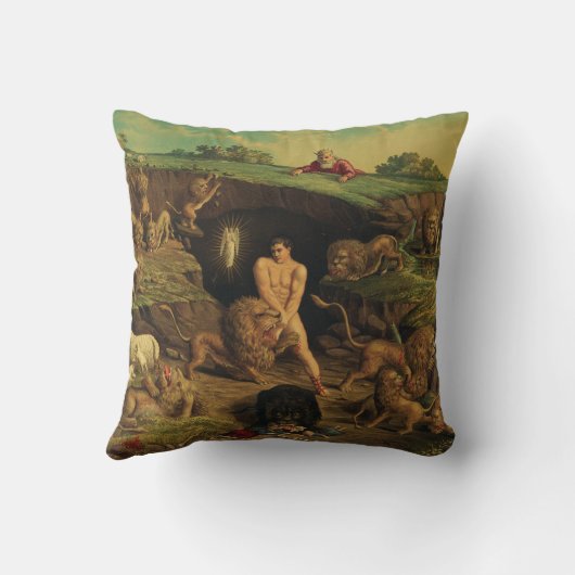 Coussin Daniel dans le Den des Lions (Verso)