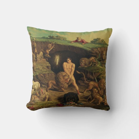 Coussin Daniel dans le Den des Lions (Recto)