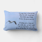 Coussin d'anniversaire avec des souhaits poétiques (Recto)